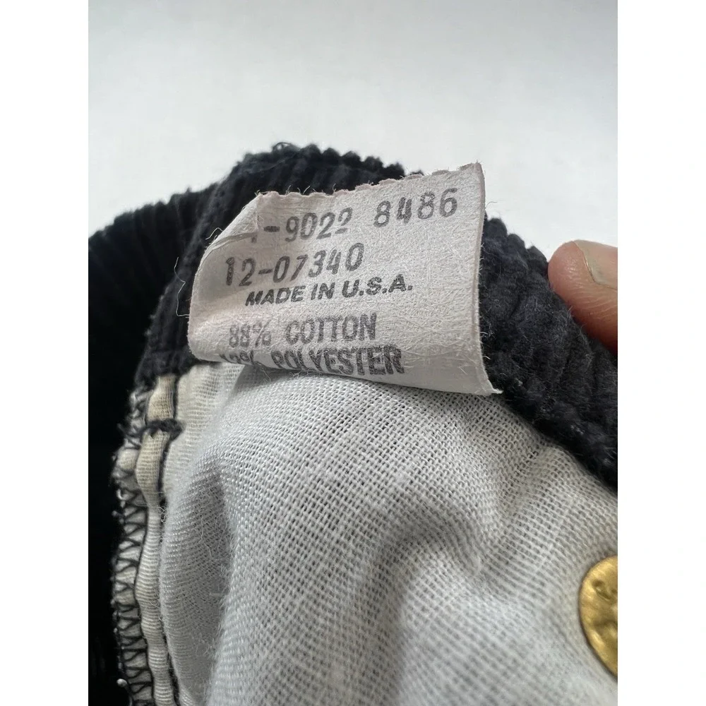 Vintage Oshkosh‎ Size 4T Black Corduroy Vestbak Pants  Talon Zip Rare